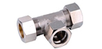 Nickel Plated Brass Air Fitting with BSPP Thread (O-Ring)